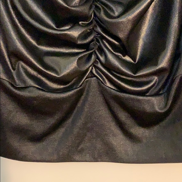 Bebe RHINESTONE BLACK DRESS Size Small - Picture 4 of 8